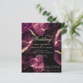 Budget Wedding Crimson Berry Alkohol Tinte (Stehend Vorderseite)
