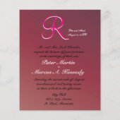 Budget Wedding Crimson Red Phantastisch Value Fab (Rückseite)