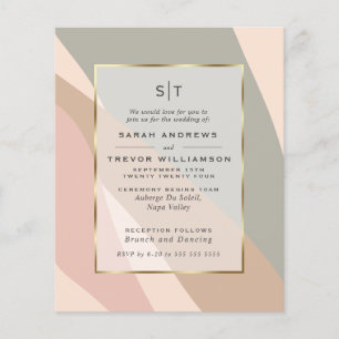 Budget Wedding Dusty Sage Dusty Rose Abstrakt