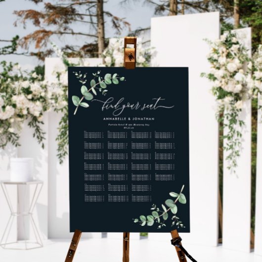 Budget Wedding Eukalyptus botanisch finden Sie Ihr Poster