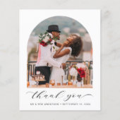 Budget Wedding Foto Arched Frame Vielen Dank (Vorderseite)