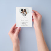 Budget Wedding Foto Einladung Flyer (Gruppe)