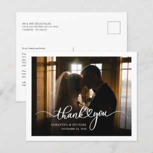 Budget Wedding Foto Handgeschriebenes Dankeschön K