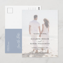 Budget Wedding Foto Save the Date Postkarte