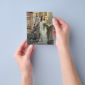 Budget Wedding Foto Vielen Dank Flyer (Gruppe)