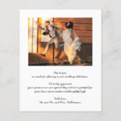 Budget Wedding Foto Vielen Dank Flyer (Hinten)