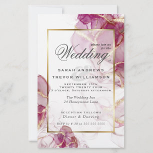 Budget Wedding Gold Jazz Berry Crimson Abstrakt