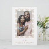 Budget Wedding Golden Effect Fancy Ornament Lace (Stehend Vorderseite)