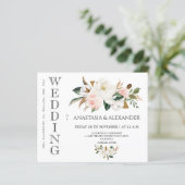 Budget Wedding invitations  (Stehend Vorderseite)