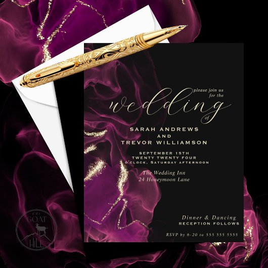 Budget Wedding Marvelous Magenta Alkohol Tinte