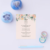 BUDGET WEDDING MENU. FLYER (Einzeln)