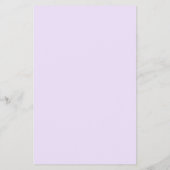 Budget Wedding Menu Solid Lavender Flyer (Hinten)