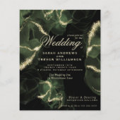 Budget Wedding Moss Abstrakte Alkoholtinte (Vorderseite)