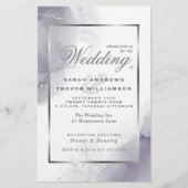 Budget Wedding Pale Silver Abstrakt (Vorderseite)