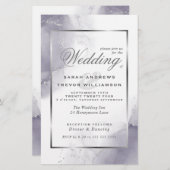 Budget Wedding Pale Silver Abstrakt (Vorne/Hinten)