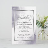 Budget Wedding Pale Silver Abstrakt (Stehend Vorderseite)