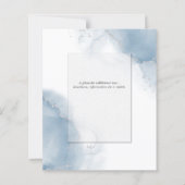 Budget Wedding Powder Blue Silver Abstrakt (Rückseite)