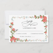 Budget Wedding RSVP Card (Vorderseite)