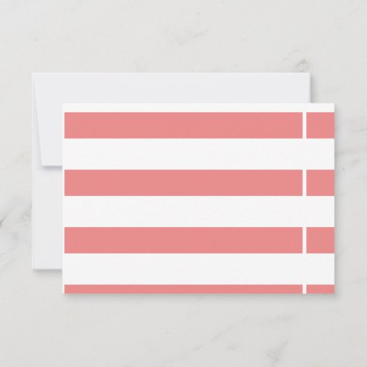 Budget Wedding RSVP Card Karte (Rückseite)