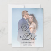 Budget Wedding Vellum Transparency Photo Script (Vorderseite)