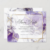 Budget Wedding Wild Wisteria Gold Abstrakt (Vorne/Hinten)