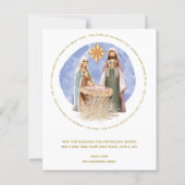 Budget weg in einer gefährdeten Weihnachtskarte de (Vorderseite)