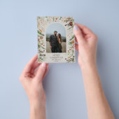 BUDGET Weihnachten 1 Foto Bogen Aquarell botanisch Flyer (Gruppe)