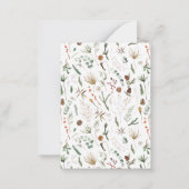 Budget Weihnachten 1 Foto Bogen Aquarell Urlaub Mitteilungskarte (Rückseite)