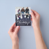 Budget Weihnachten 3 Foto Collage Marine Urlaub Flyer (Gruppe)