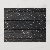 Budget Weihnachten 3 Foto Collage Schnee Urlaub Flyer (Hinten)