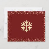 Budget Weihnachten Foto Peace Liebe Join Gold Card (Rückseite)