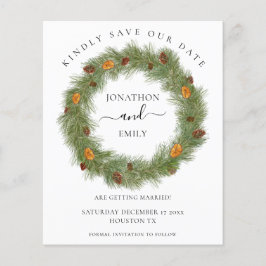 Budget Weihnachten Orange Hochzeit Speichern Sie d