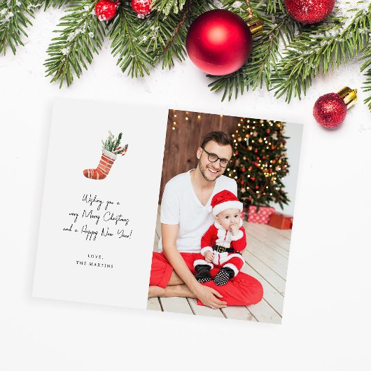 Budget Weihnachten Strumpf Hinweis Foto Weihnachte Flyer