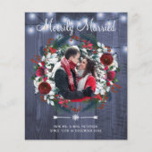 Budget Weihnachten Verheiratete Weihnachtskarte (Vorderseite)