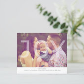 BUDGET Weihnachts-Freude-Foto Personalisierte Kart (Stehend Vorderseite)