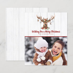 Budget Weihnachts-Hirsch-Ornamente Feiertags-Foto