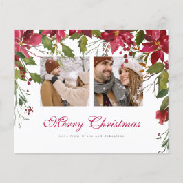 BUDGET Weihnachts-Poinsettia-Foto Personalisiert