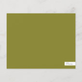 BUDGET Weihnachts-Poinsettia-Foto Personalisiert (Rückseite)