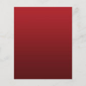 Budget Weihnachtsbaum Party Roter Urlaub Einladung (Rückseite)