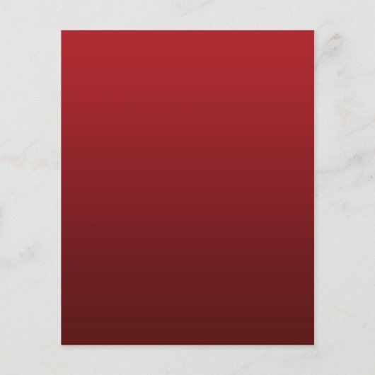 Budget Weihnachtsbaum Party Roter Urlaub Einladung (Rückseite)