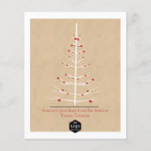 BUDGET Weihnachtsbaum weiß mit roten Bauern (Vorderseite)