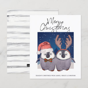 BUDGET Weihnachtsmann Rentier Weihnachten Pinguin