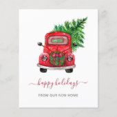 Budget Weihnachtswagen Weve Moving Holiday Card (Vorderseite)