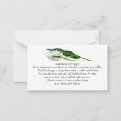 Budget. Weiß auf grauem Planwechsel Mitteilungskarte (Rückseite)