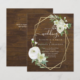 BUDGET Weiße Rose Greenery Goldene Hochzeit