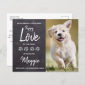 Budget Welpe Liebe Ankündigung von Haustieren (Vorne/Hinten)