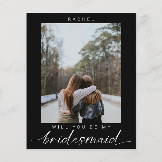 Budget Werden Sie mein Minimalistisches Foto von B (Vorderseite)