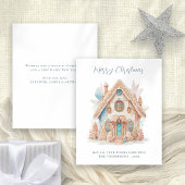 Budget Whimsical Boho House Frohe Weihnachtskarte