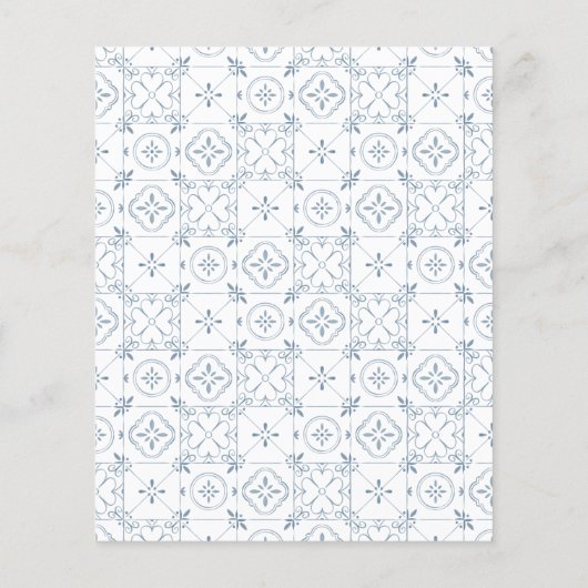 Budget Whimsical Lemon & Blue Brautparty (Rückseite)