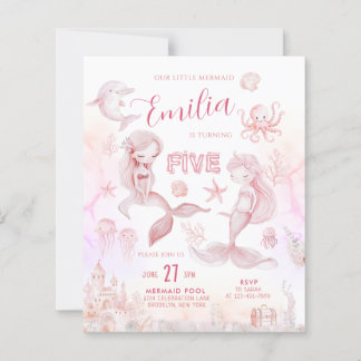 BUDGET Whimsical Traumhafte Rosa Meerjungfrau Gebu